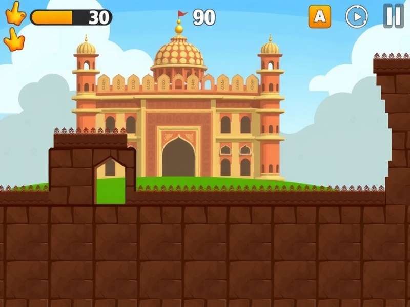 Agra Fort Frenzy Game Screenshot